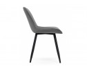 Комплект стульев Вейв 4 шт темно-серый / черный в Кургане