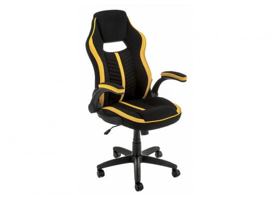 Компьютерное кресло Plast черный / желтый в Кургане