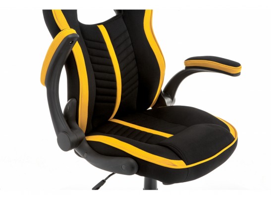 Компьютерное кресло Plast черный / желтый в Кургане