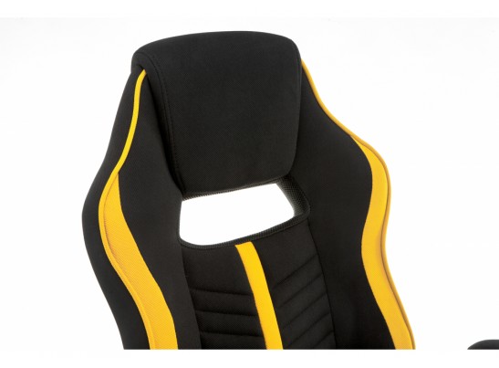 Компьютерное кресло Plast черный / желтый в Кургане