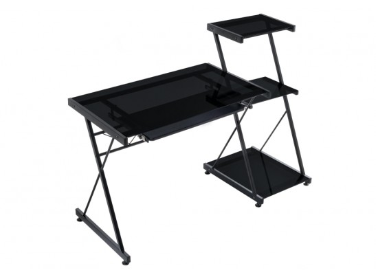Компьютерный стол Kros 140х55х101 black в Кургане