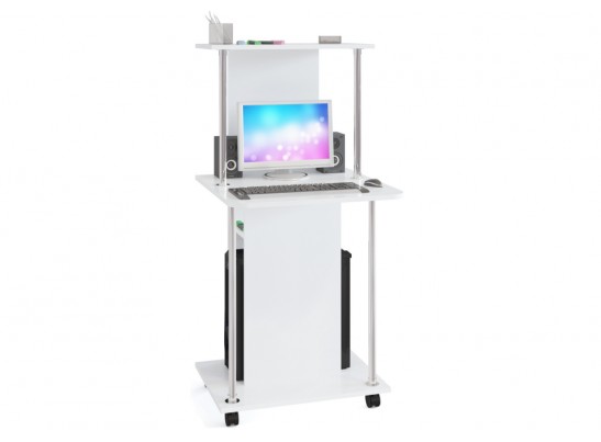 Компьютерный стол КСТ-12 60х60х125,5 белый в Кургане