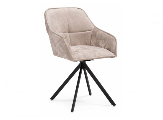 Кресло Дакота крутящееся бежевое / черное в Кургане