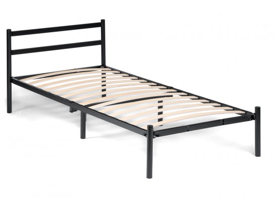 Односпальная кровать Фади 80х200 черная в Кургане