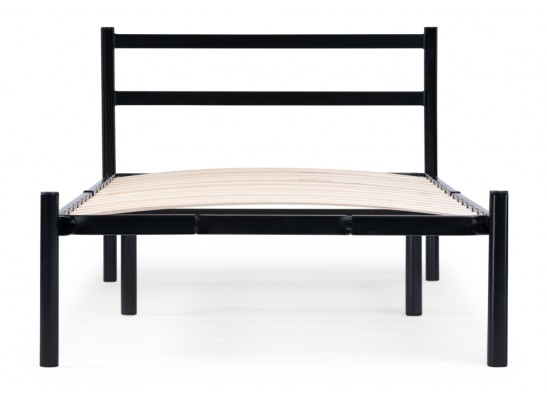 Односпальная кровать Фади 80х200 черная в Кургане