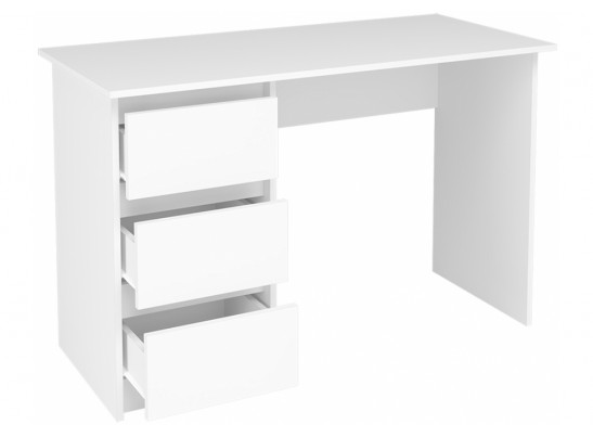 Письменный стол Идена СТП06-1200 120х55х77 ЛДСП белое / ЛДСП белое в Кургане