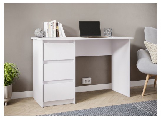 Письменный стол Идена СТП06-1200 120х55х77 ЛДСП белое / ЛДСП белое в Кургане