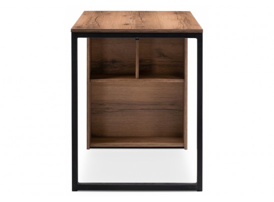 Письменный стол Битти Лофт дуб делано темный / черный матовый в Кургане