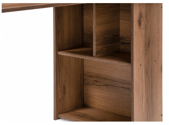 Письменный стол Битти Лофт 116х60х75 дуб делано темный / черный матовый в Кургане