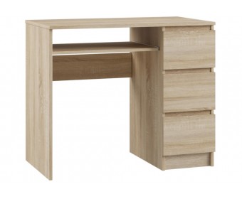 Письменный стол Мадера СМП ЛДСП правый сонома