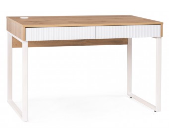 Письменный стол Реус дуб вотан / белый