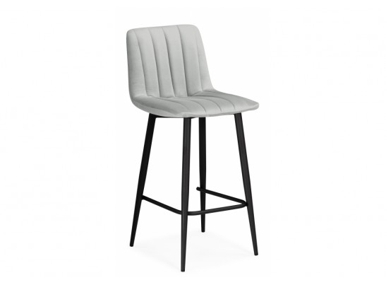 Полубарный стул Дани светло-серый / черный в Кургане