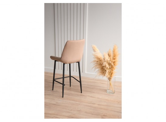 Полубарный стул Седа 360 бежевый (zd 210) / черный в Кургане