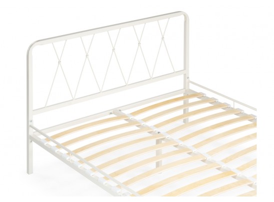 Полутораспальная кровать Иоханна 18 140х200 белая в Кургане