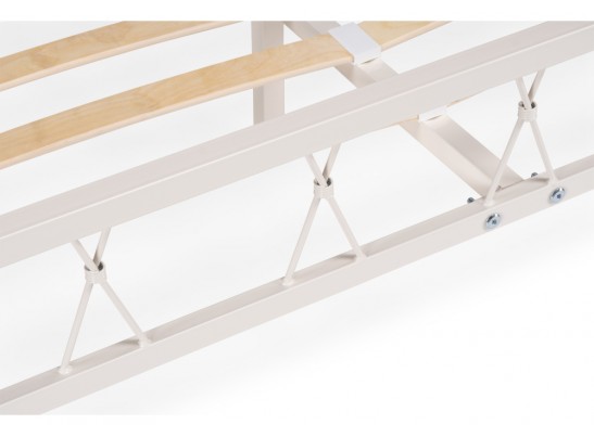 Полутораспальная кровать Иоханна 18 140х200 белая в Кургане