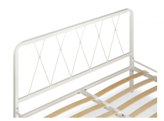 Полутораспальная кровать Иоханна 18 140х200 белая в Кургане