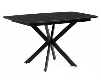 Стеклянный стол Палу 130(170)х80х76 черный