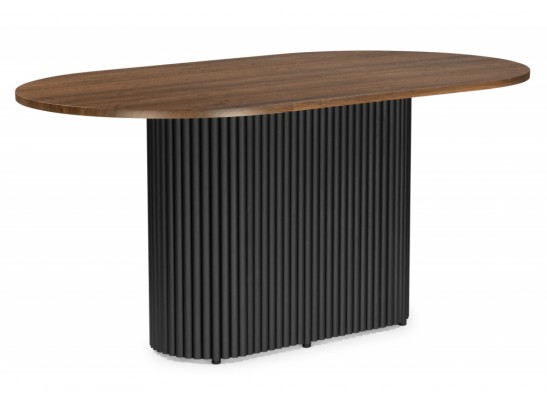 Стол Барон 160 х 90 орех кантри / черный в Кургане