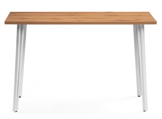 Стол Денвер Лофт 120х60х75 25 мм дуб вотан / белый матовый в Кургане