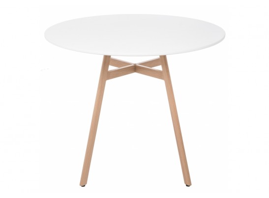 Стол Skandi 90 белый в Кургане