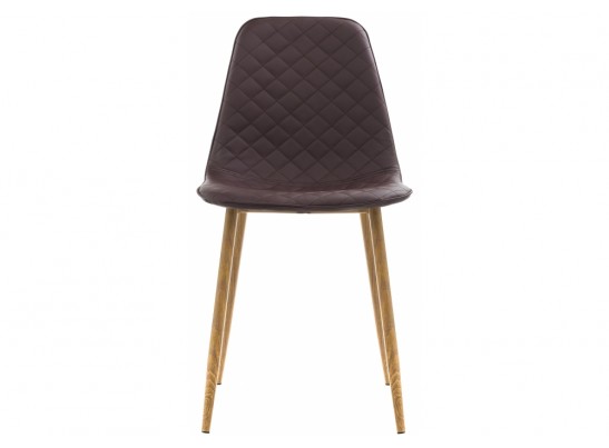 Стул на металлокаркасе Capri коричневый в Кургане