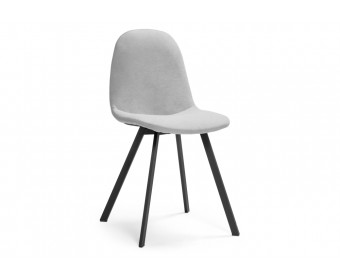 Стул на металлокаркасе Агот светло-серый / черный