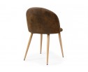 Стул на металлокаркасе Aldo dark brown / wood в Кургане