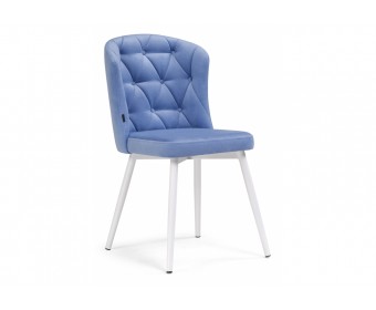 Стул на металлокаркасе Алиссум velutto 46 / белый