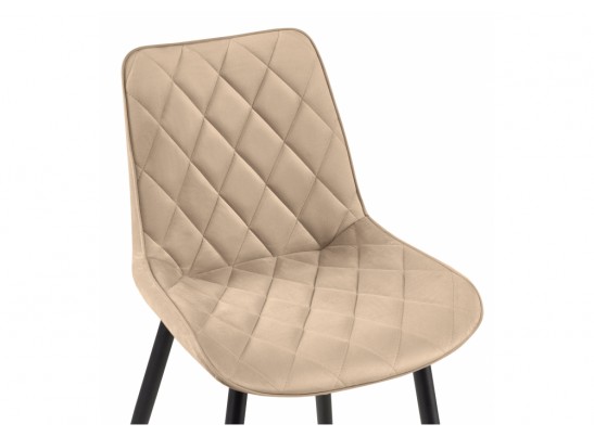 Стул на металлокаркасе Баодин бежевый / черный в Кургане