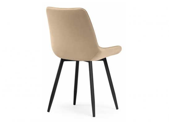 Стул на металлокаркасе Баодин бежевый / черный в Кургане
