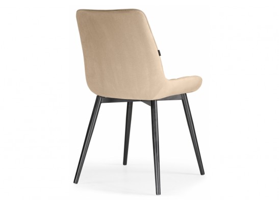 Стул на металлокаркасе Баодин черный / velutto 05 в Кургане