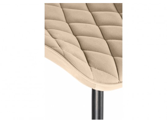 Стул на металлокаркасе Баодин черный / velutto 05 в Кургане