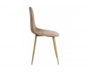 Стул на металлокаркасе Capri dark beige / wood в Кургане