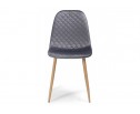 Стул на металлокаркасе Capri dark gray / wood в Кургане