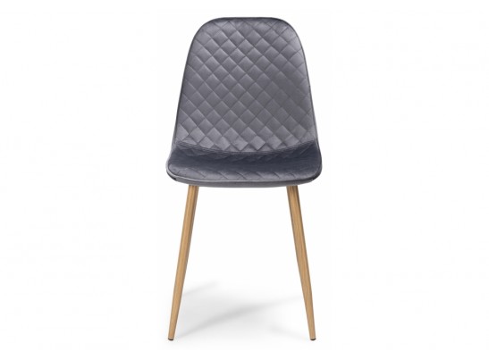 Стул на металлокаркасе Capri dark gray / wood в Кургане