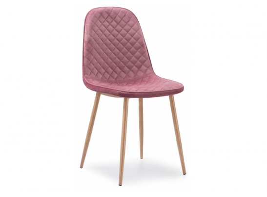 Стул на металлокаркасе Capri pink / wood в Кургане