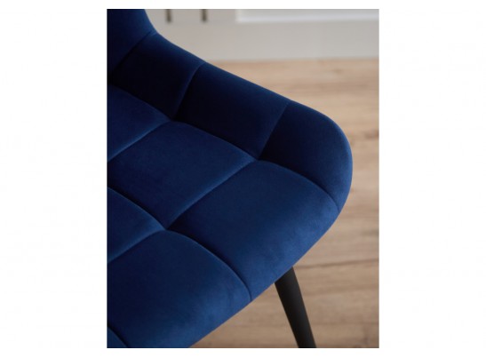 Стул на металлокаркасе Челси К синий (zd 798) / черный в Кургане