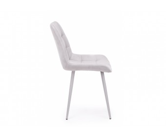 Стул на металлокаркасе Челси К светло-серый (zd 960) / серый