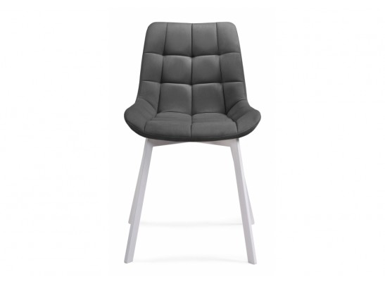 Стул на металлокаркасе Челси темно-серый / белый в Кургане