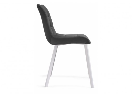 Стул на металлокаркасе Челси темно-серый / белый в Кургане