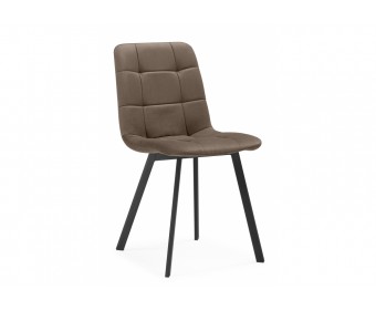 Стул на металлокаркасе Чилли коричневый / черный