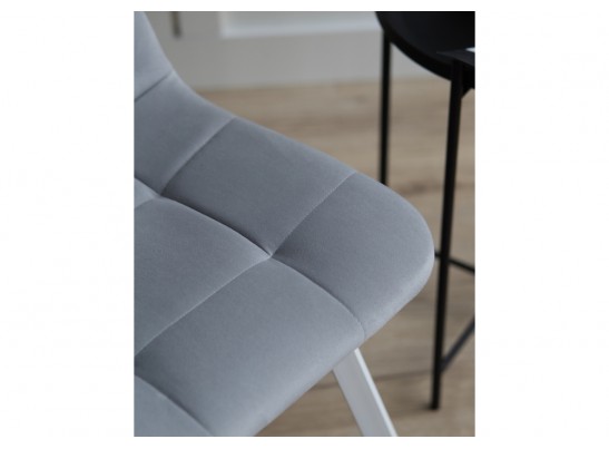 Стул на металлокаркасе Чилли светло-серый / белый в Кургане