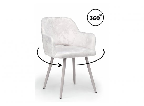 Стул на металлокаркасе Эолин 360 светло-бежевый (simple 011) / серый в Кургане