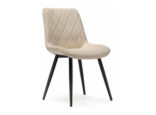 Стул на металлокаркасе Fox beige / black в Кургане
