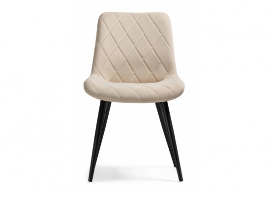 Стул на металлокаркасе Fox beige / black в Кургане