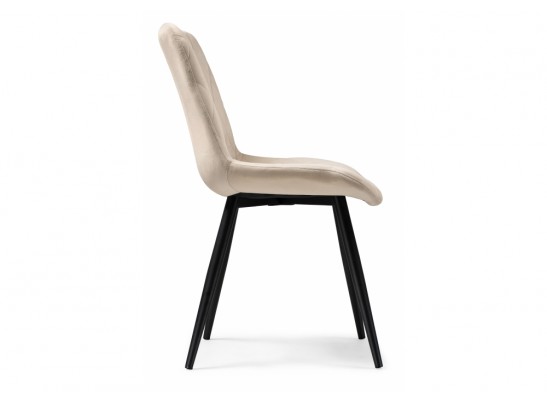 Стул на металлокаркасе Fox beige / black в Кургане