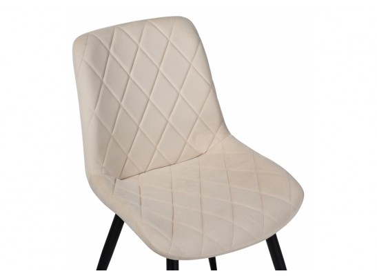 Стул на металлокаркасе Fox beige / black в Кургане