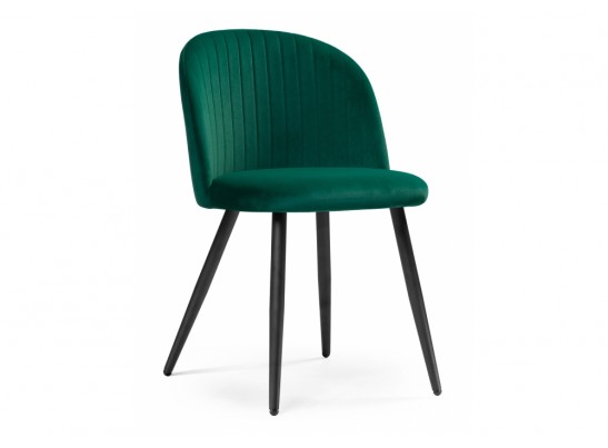 Стул на металлокаркасе Gabi 1 dark green / black в Кургане