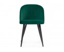 Стул на металлокаркасе Gabi 1 dark green / black в Кургане