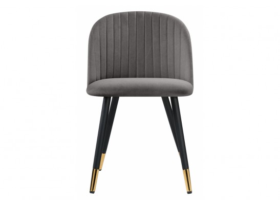 Стул на металлокаркасе Gabi темно-серый / черный / золотой в Кургане